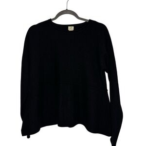 J. Jill 100%‎ Cashmere Black Sweater XS